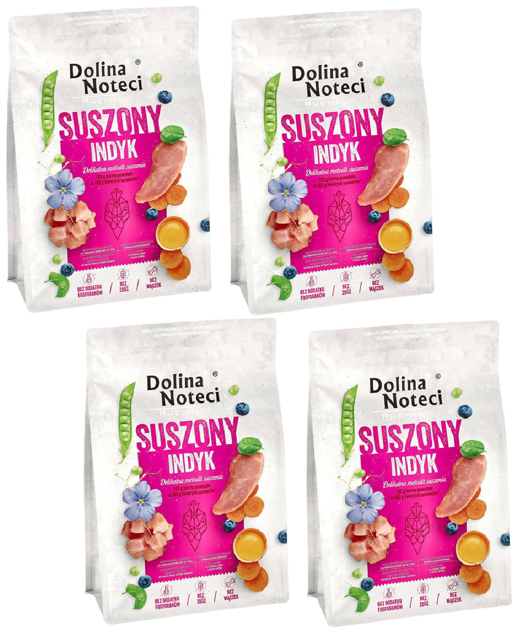 Dolina Noteci Premium z indykiem sucha karma dla psa 4x 3kg