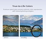 SMALLRIG UV Filter with Lens Hood Kit for FUJIFILM X100VI / X100V, UV Filter with 99% Light Transmission, Anti-Flare & Anti-Ghosting, Lens Hood in Aluminum Alloy, Black - 5850