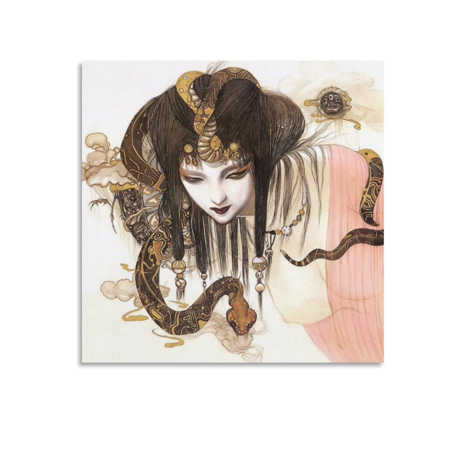 天野喜孝　ファイナルファンタジー　ポスター Amazon.co.jp: Yoshitaka Amano 天野喜孝 ファイナル