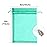 G2PLUS Drawstring Organza Bags 4x6 In - 100PCS Aqua Blue Organza Bags, Sheer Mesh Jewelry Pouches, Candy Gift Wrap Pouch for Christmas, Baby Shower, Birthday, Wedding Party Favors