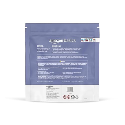 Miniatura 2 de Yaxa Basics - Cápsulas de detergente para ropa, aroma a lavanda, 120 unidades (Nuevo empaque)