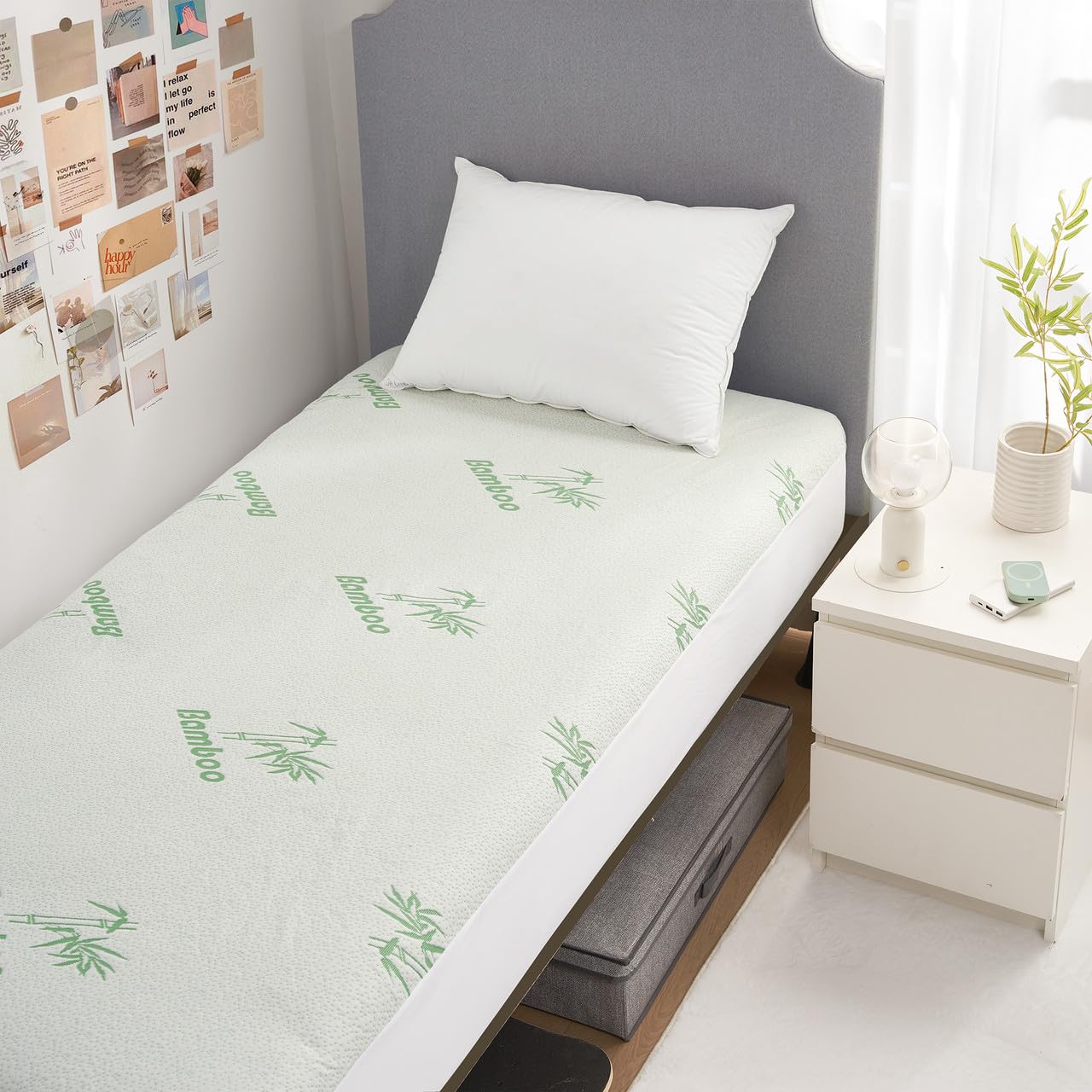 Twin XL Dorm Mattress Cover - Comfort Fitted