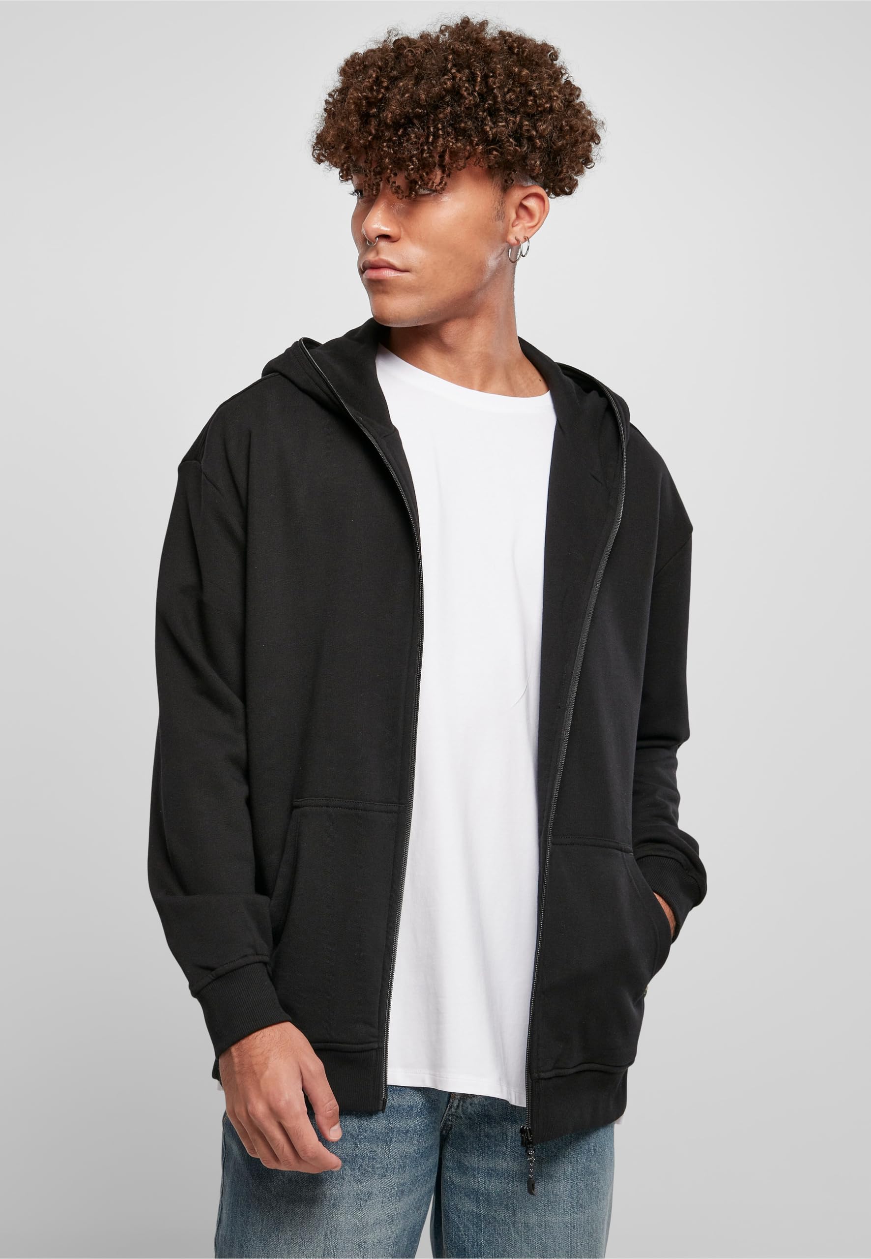Urban Classics Herren Organic Full Zip Hoodie