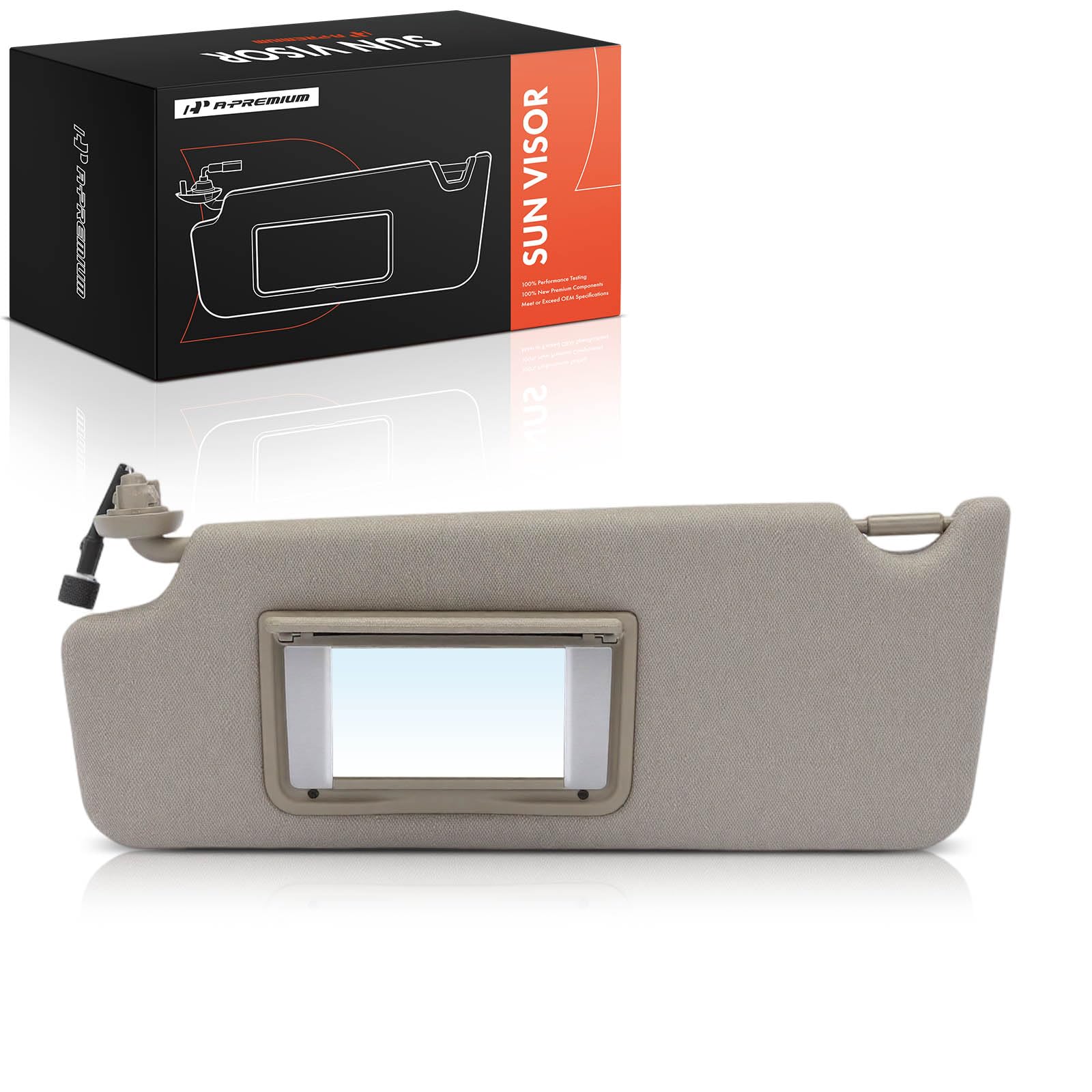 Amazon.com: A-Premium Left Driver Side Sun Visor Compatible with