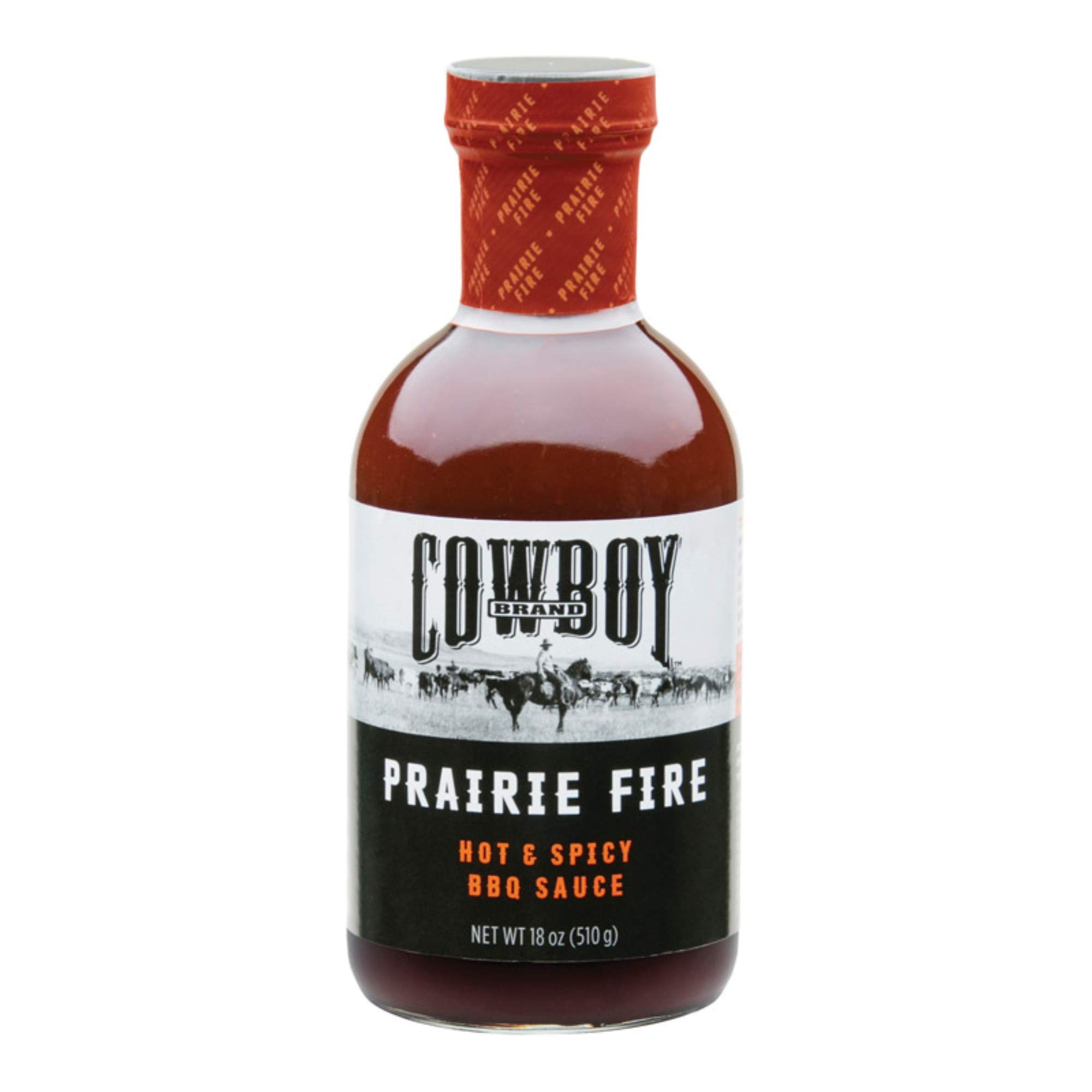 Duraflame 83603 Cowboy Brand Prairie Fire Style Barbeque Sauce, 18 oz