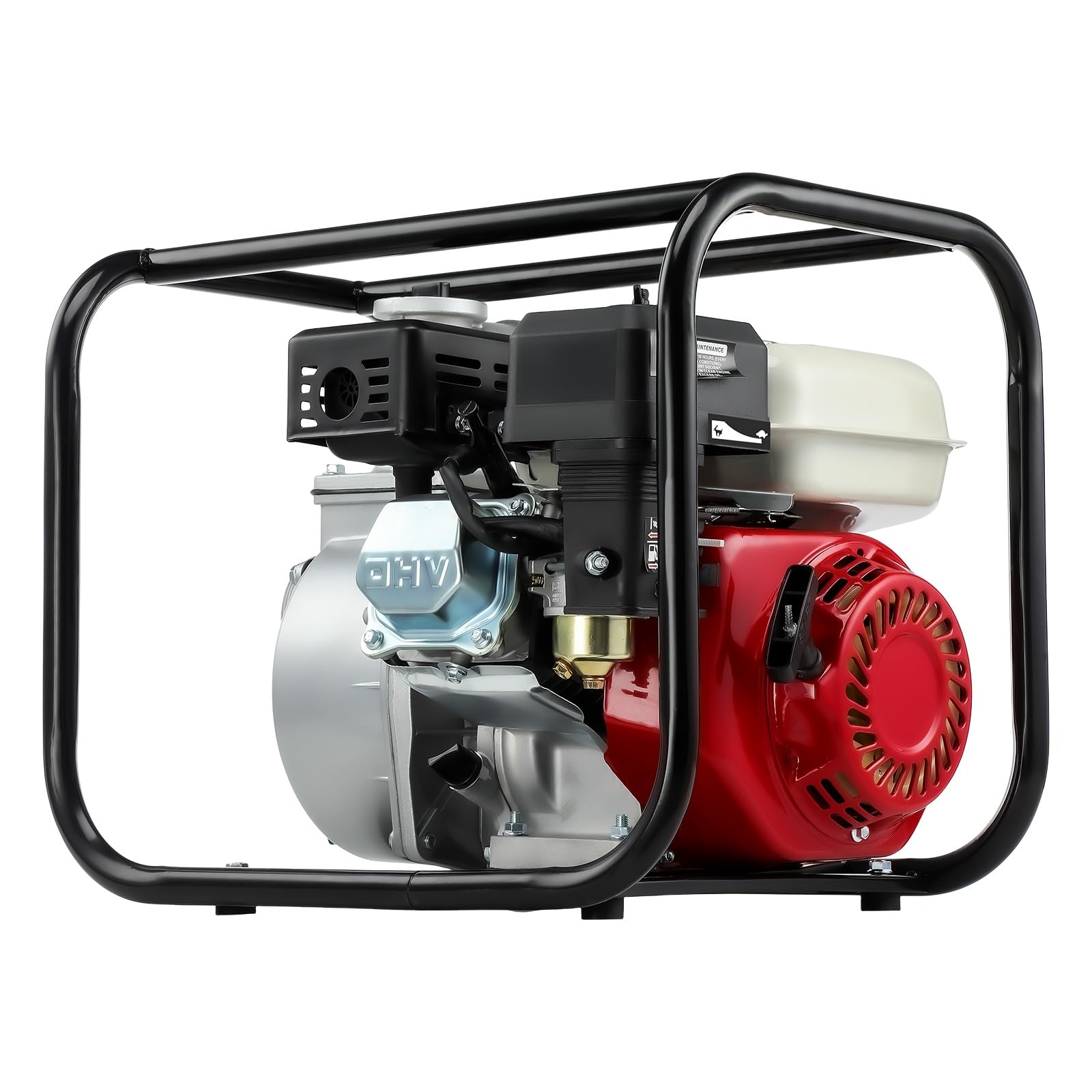 ISINEVER Professional Petrol Water Pump 3" 6.5HP 4 Stroke Engine. 30m Water Lift & 950 litres Per Min. Use for Water Removal, Drainage & Syphoning. Ideal for Garden, Swimming Pool, Pond, Hot Tub.