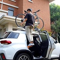 PHATRIP Autó Ajtó Lépcsőfok Tetőre Felkapaszkodó Összecsukható Létra SUV Jeep RV 6