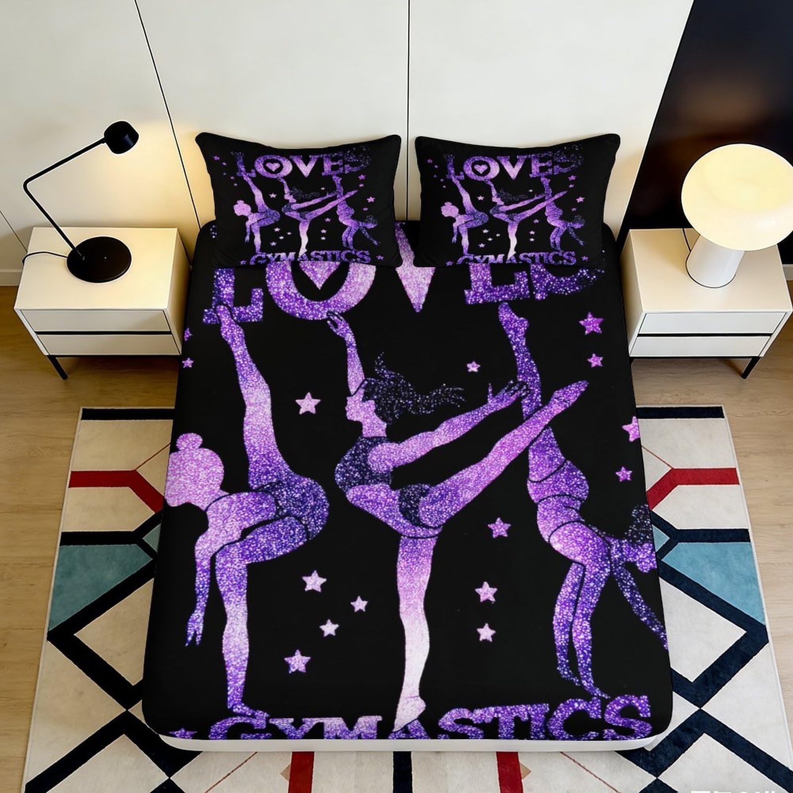 3D Printed Jungle Leopard Fitted Sheet Microfiber Deep Pocket Non-Slip Bedroom Bedding Leopard Mattress Fitted Cover Home 200x200x25cm
