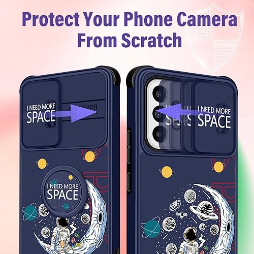 Miniatura 4 de Funda para Samsung Galaxy A32 5G  Funda de teléfono linda y bonita para mujeres y niñas, astronauta divertido y gracioso para adolescentes varones