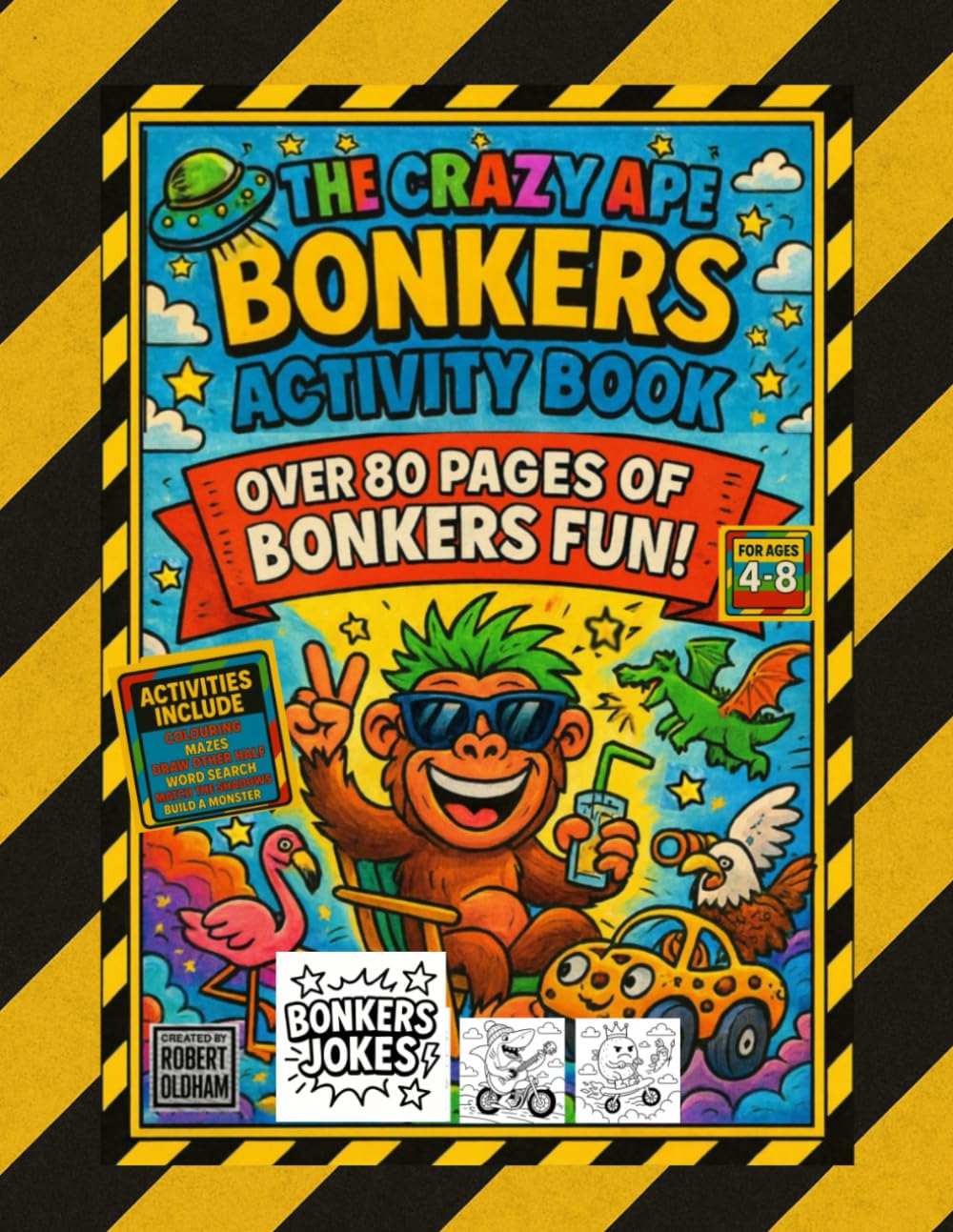 The Crazy Ape BONKERS Activity Book