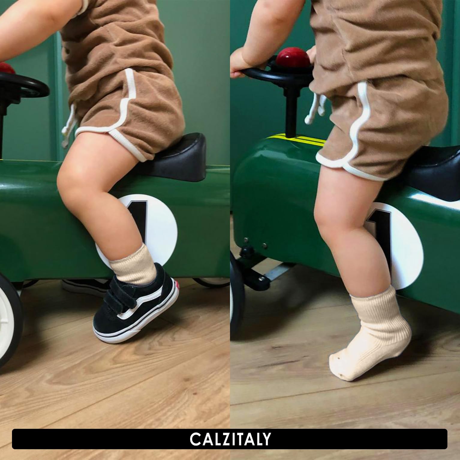 CALZITALY PACK 2, 4, 6 Paia Calzini Neonato, Calze Bambini, Calzini Cotone Bimbi Calzini Primi Giorni | da 0 a 12 mesi | Made in Italy