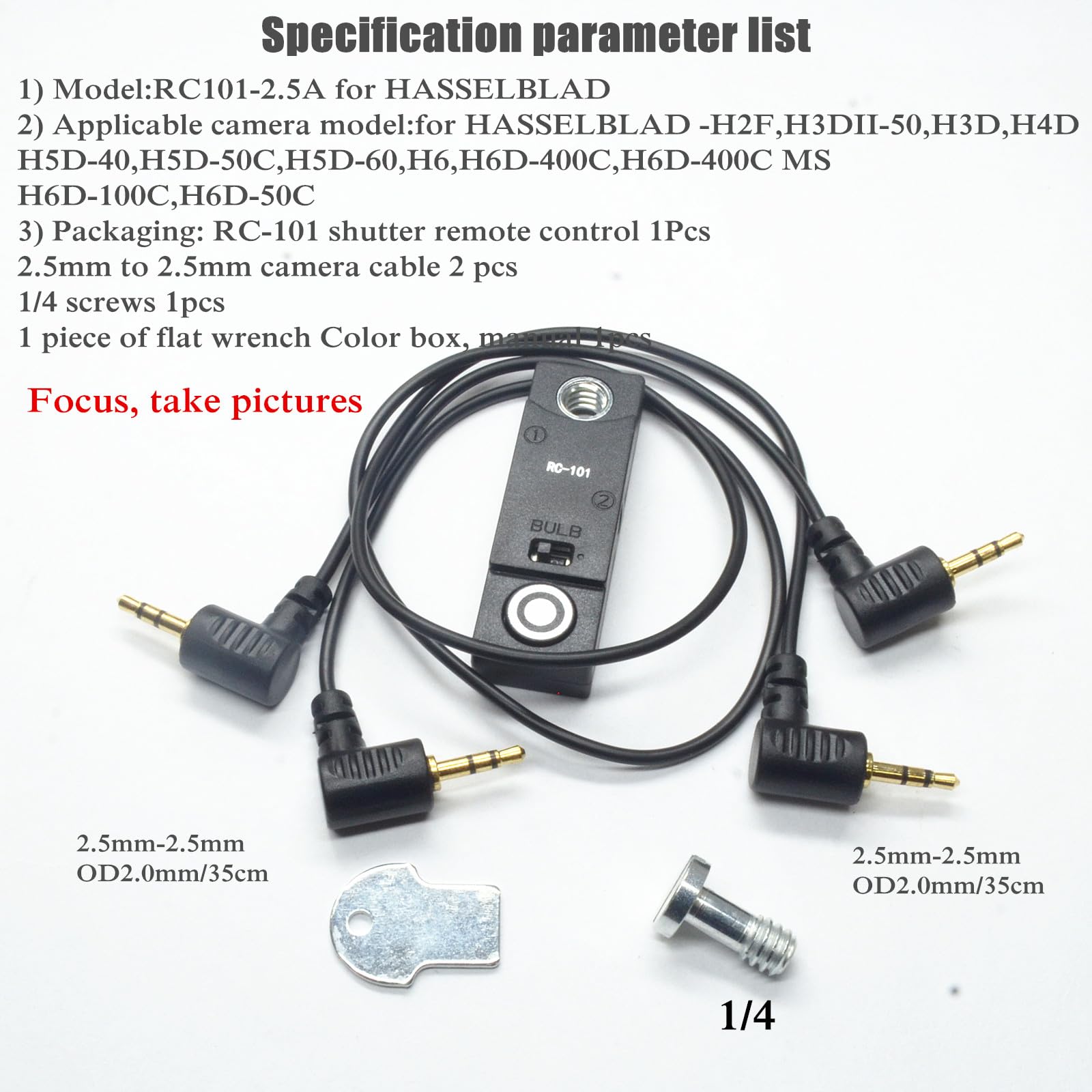 ハッセルブラッドIRリモート Amazon.com: for hasselblad Cable Shutter Cable Release Remote H2F