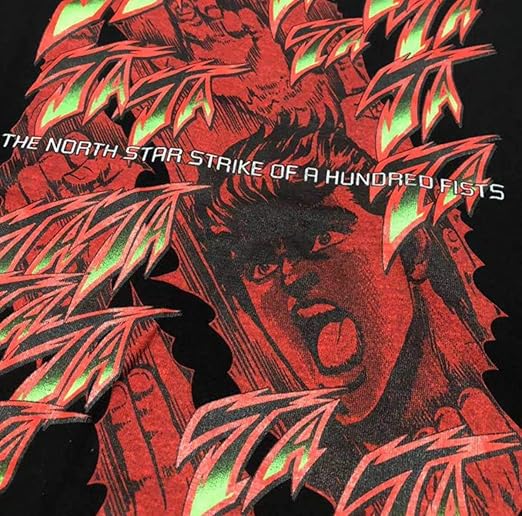 Amazon 北斗の拳 コスパアニメtシャツ ケンシロウ百烈拳 アイドル 芸能人グッズ 通販