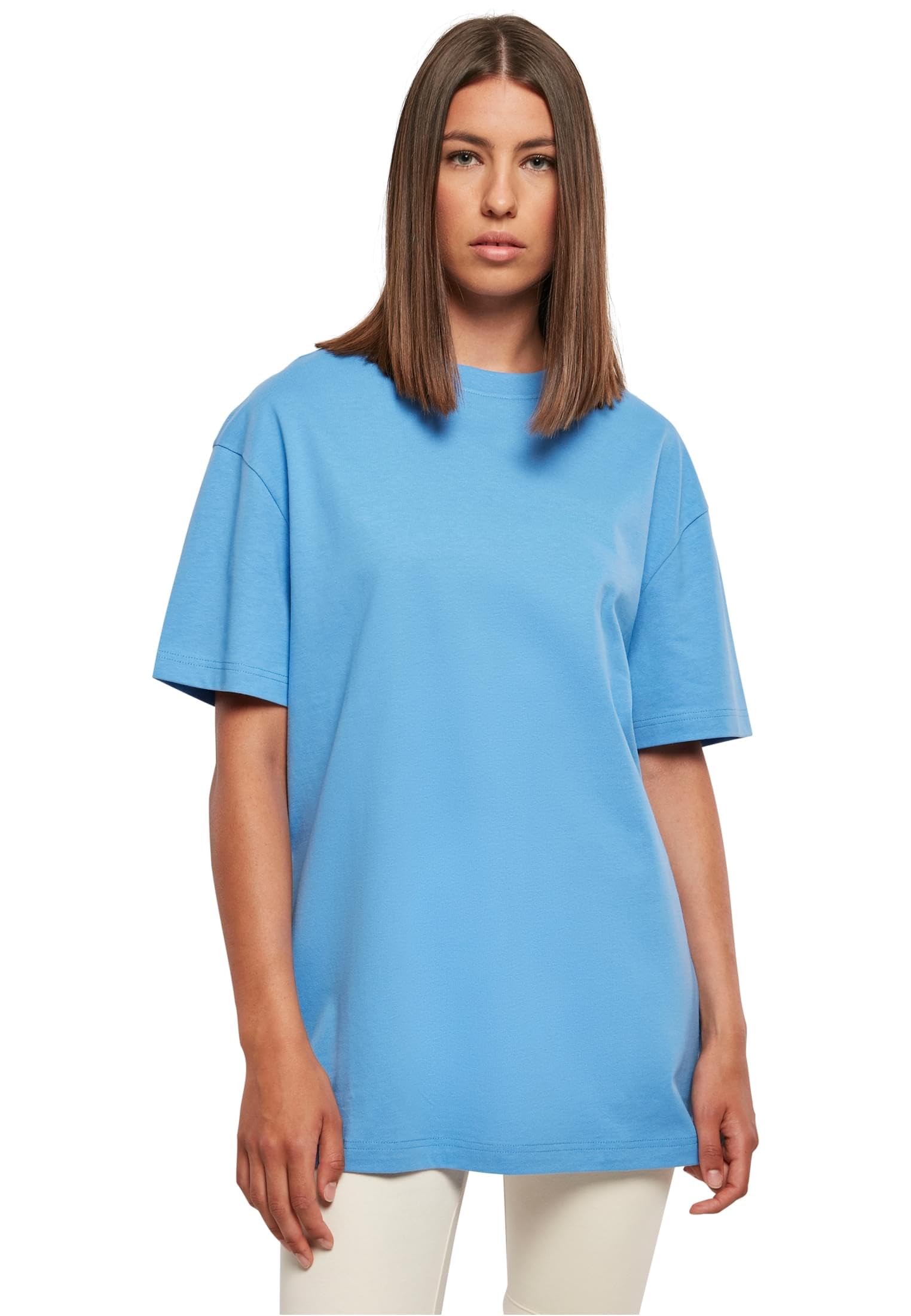Urban Classics Women's Bleu Oversize Boyfriend T-Shirt