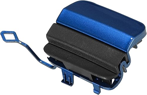 Tapa de gancho de remolque para automóvil compatible con Mercedes-Benz C63 para AMG Sedan 2015-2021, parachoques trasero azul de plástico duradero