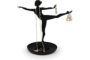 Kikkerland Ballerina Jewelry Stand - Dance Recital Gift