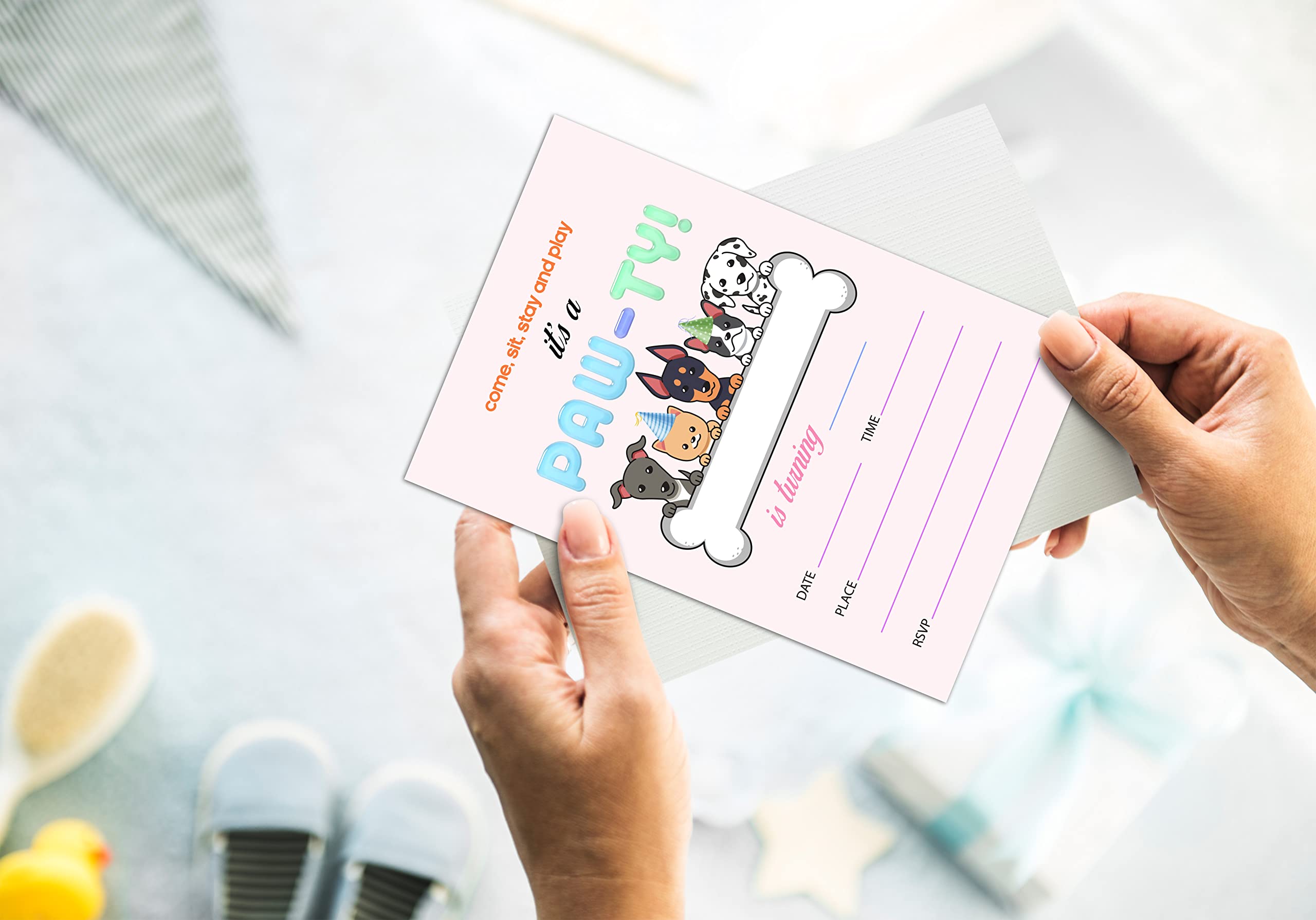 Creative Converting 895325 Ocean Party Foldover Invitation