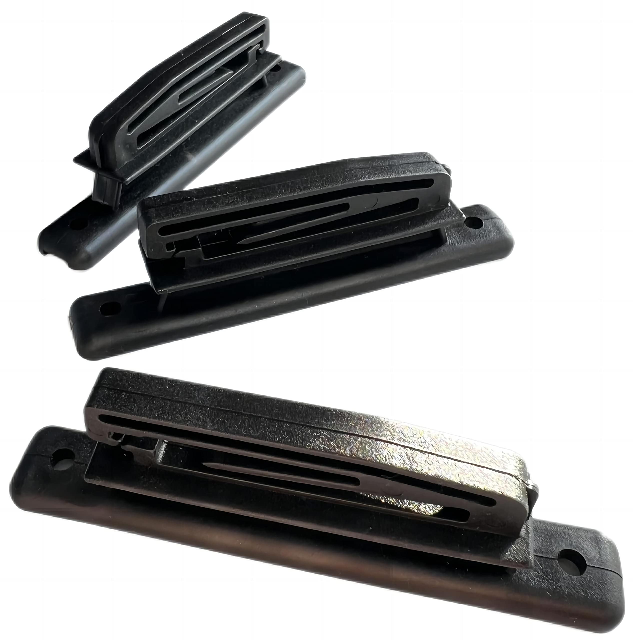 Aisladores eléctricos de alta resistencia para postes de madera, accesorios de valla, color negro (PK100)