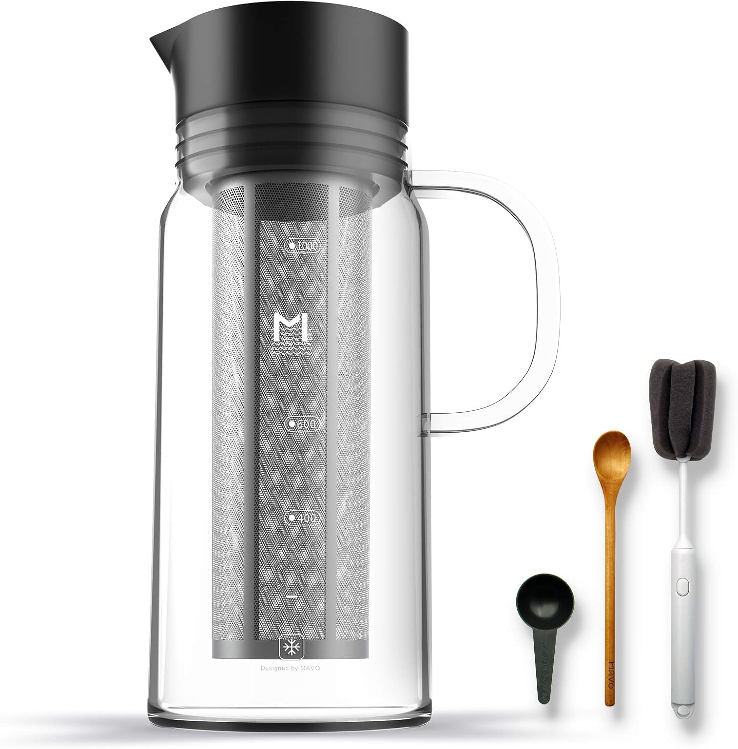 MAVO Cold Brew Coffee Maker, Ice Coffee Maker (34oz/1000ml),100