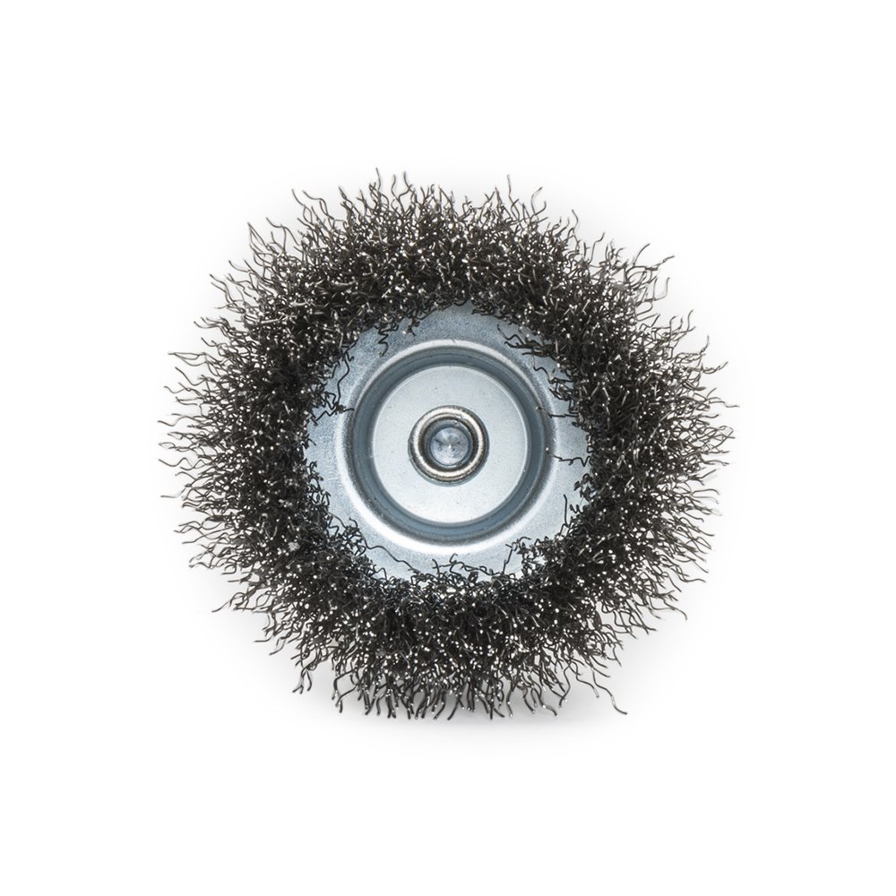 Mercer Industries 193230B - 3" 1/4" Shank Crimped Cup Brushes, .012 Stainless Steel Wire (20 pack)