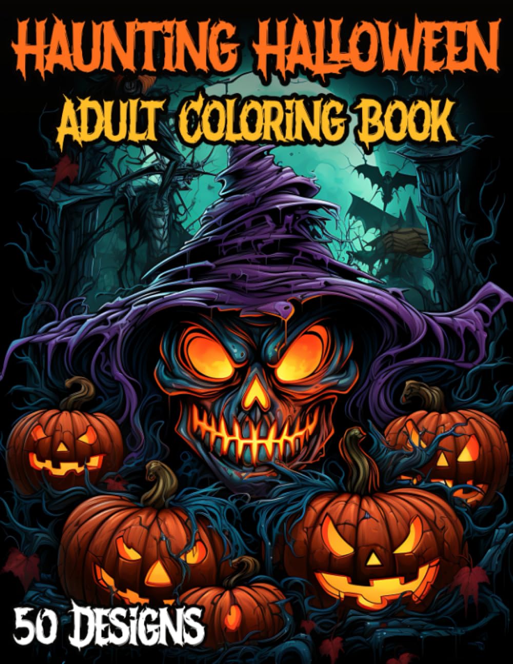 Chills & Thrills: Haunting Halloween Coloring Experience for Adults & Teens