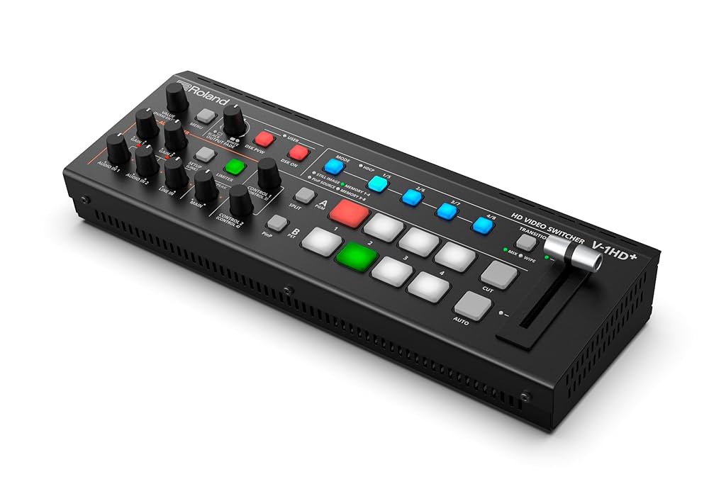 美品 Roland HD Video Switcher V-1HD + PLUS V-1hd-plus | Switcher de Vídeo V-1hd-plus | Amazon.com.br