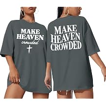Christian Shirts for Women Oversized Faith Jesus Shirt Jesus Loves You Graphic Tee Inspirational Pullover Tops