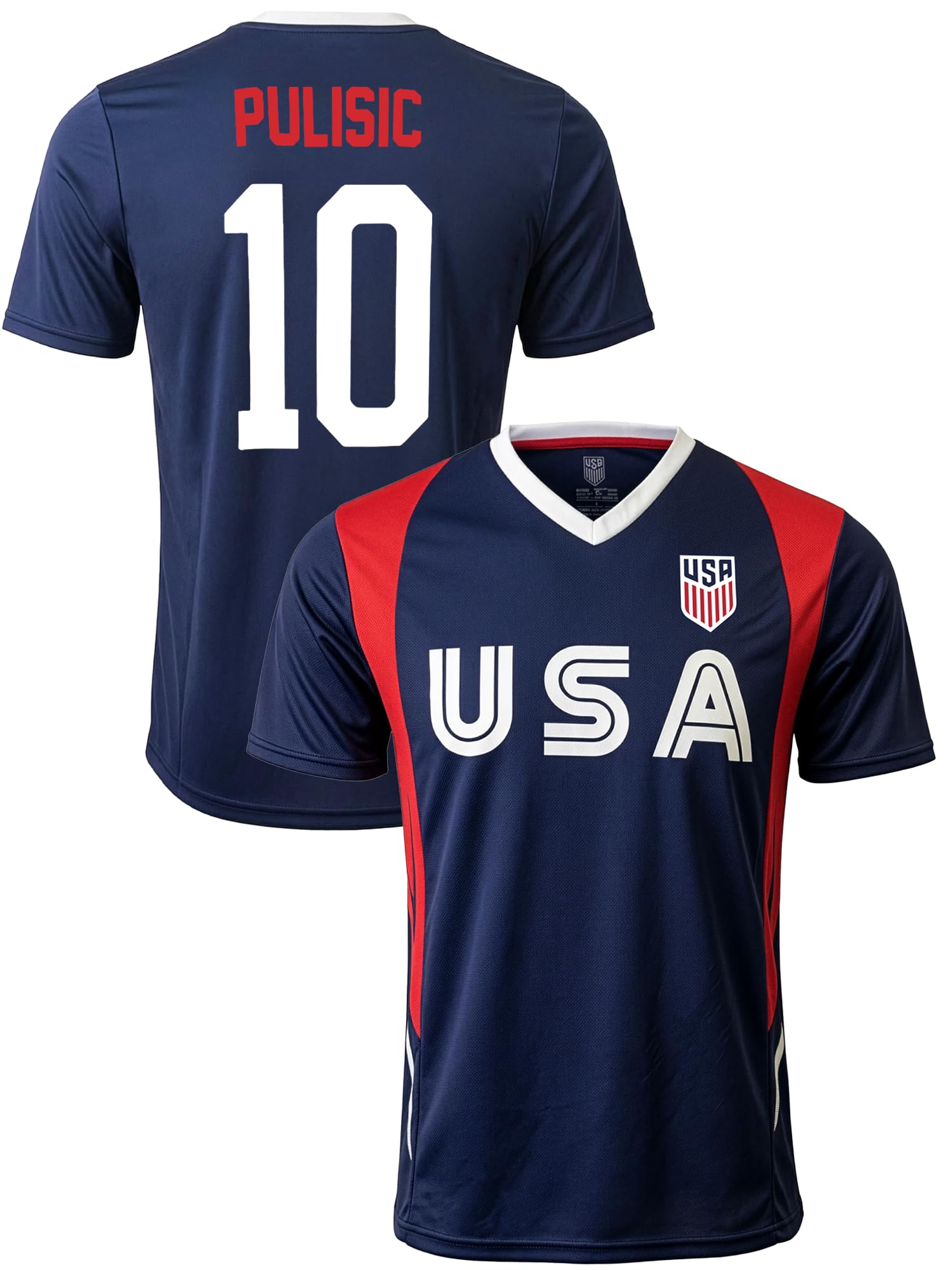 Icon Sports Kids' U.S. Soccer Pulisic #10 Shirt