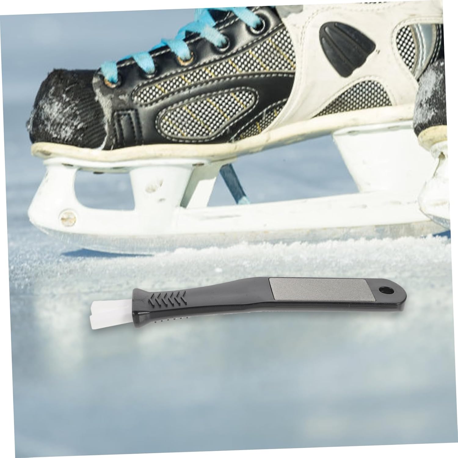 BESPORTBLE 3pcs Portable Ice Skate Sharpener Tool Compact Grindstone for Hockey and Ice Skates Easy to Use Lightweight Design for Go Sharpening Needs for Safety and Performance