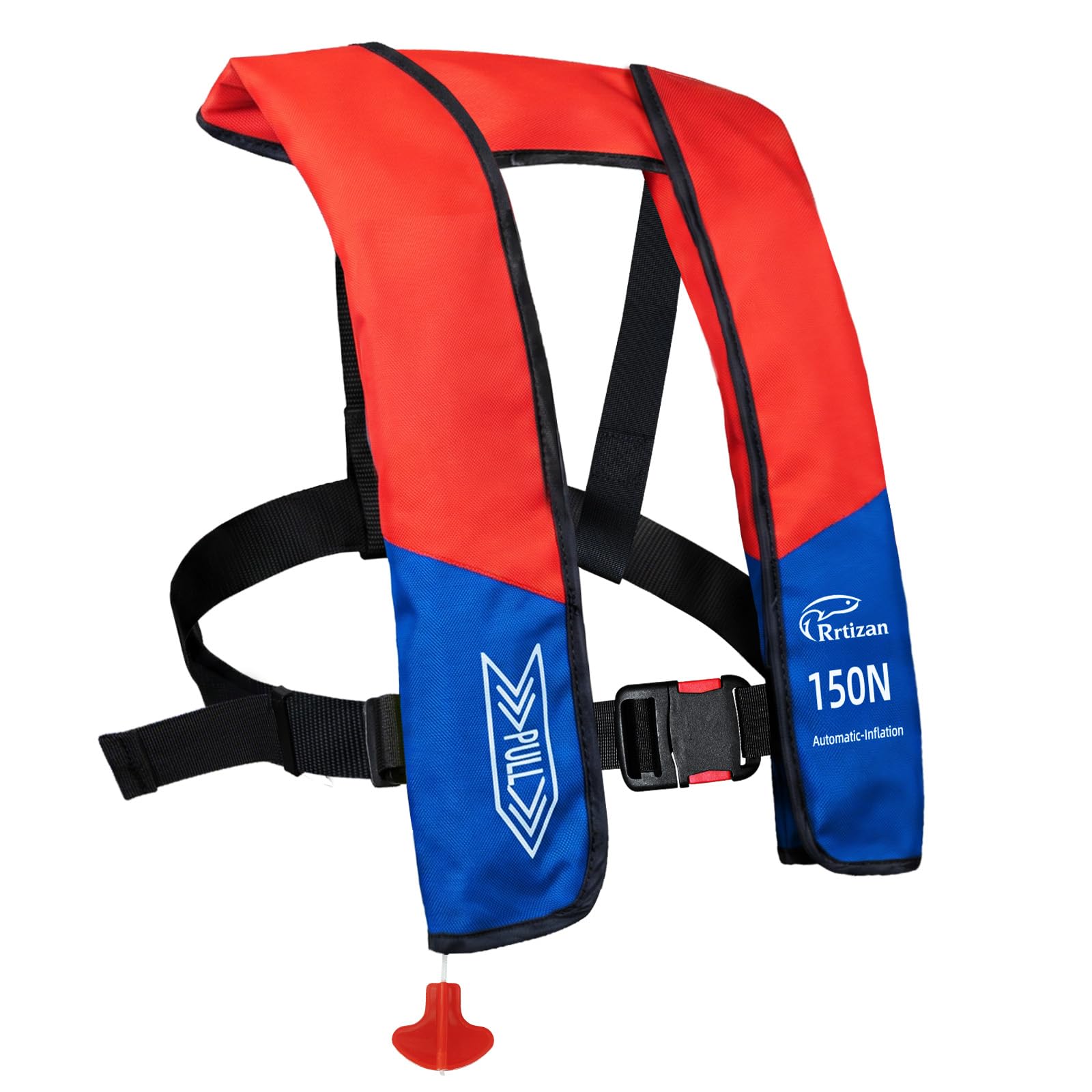 Rrtizan Inflatable Life Jacket for Adults - Automatic/Manual for Fishing