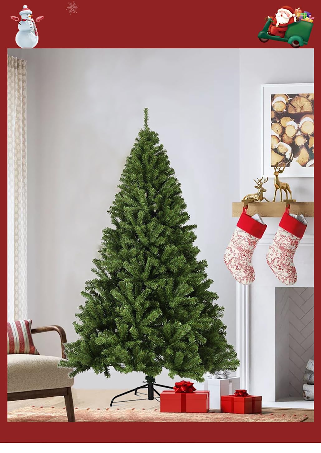 Amazon.co.jp: SYEOJE クリスマスツリー 120cm 150cm 180cm