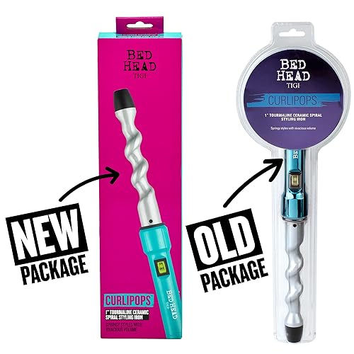 Miniatura 7 de Bed Head Curlipops - Plancha de cerámica de turmalina de 1 pulgada  Varita rizadora sin abrazadera  para rizos sueltos con cuerpo (1 pulgada)