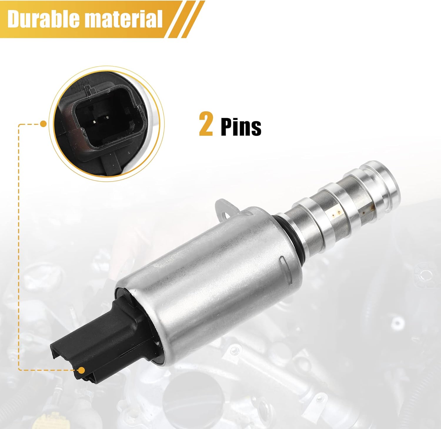 X AUTOHAUX 11368610388 11367604292 Engine Variable Timing Oil Control Valve Solenoid for Mini Cooper 2007-2016 for Mini Cooper S R55 R56 R57 R58 R60 R61 2007-2016 1.6L