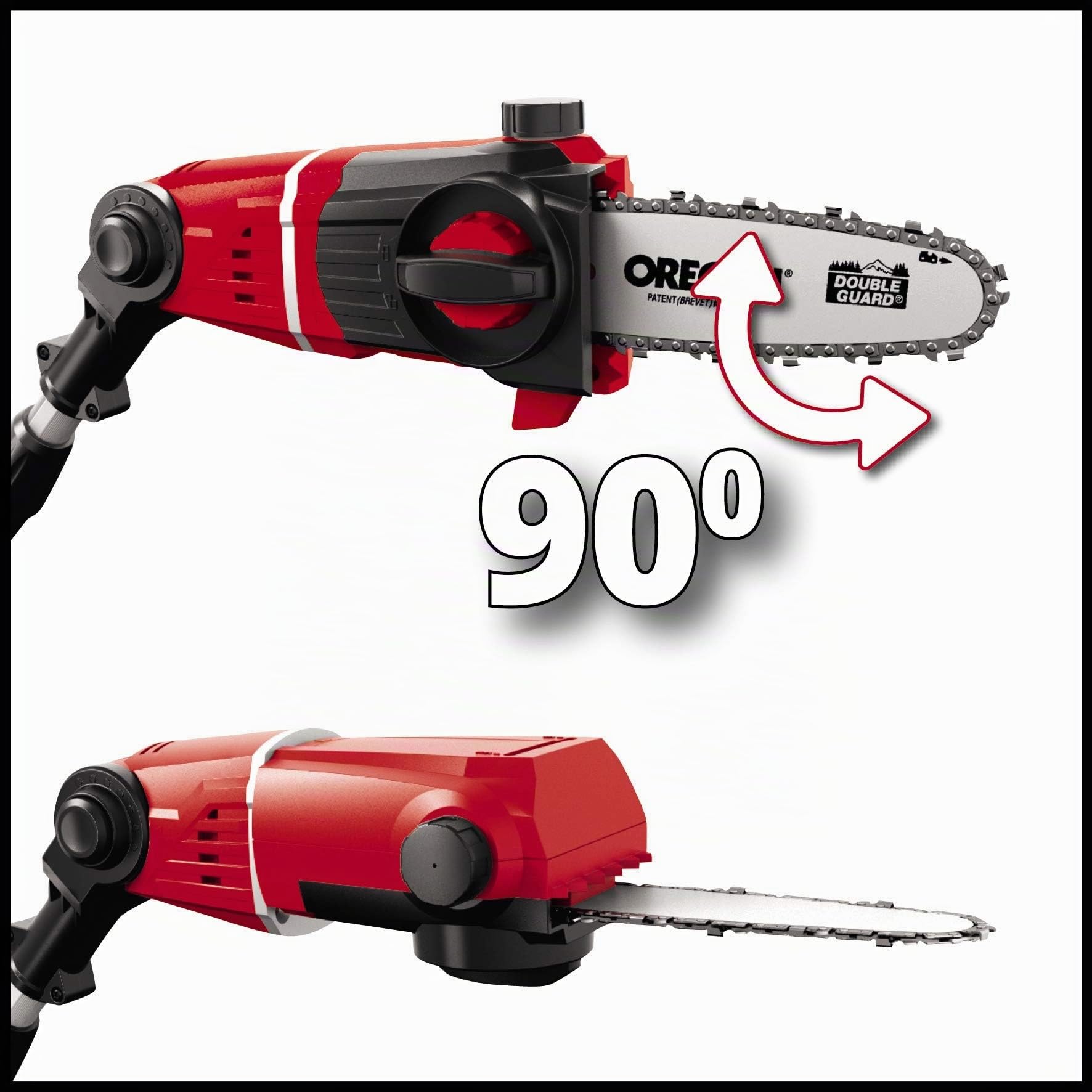 Einhell 3410800 GE-HC 18 Li T Herramienta Multifunción Jardín, Motosierra y Cortasetos, Mango Telescópico Bloqueable, 18 V + Kit para principiantes con Batería 2,5 Ah + Cargador Power X-Change