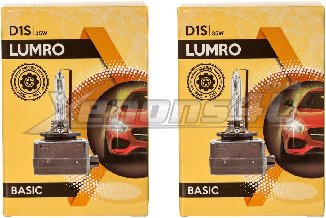 2x D1S 35W Factory Fitted Xenon HID Headlight Replacement Bulbs 4300K