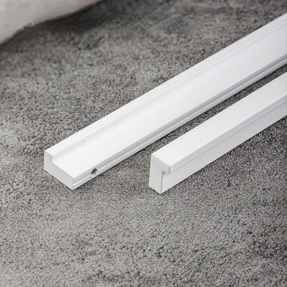 Gabinete Blanco Pintado Tiradores Manijas Gabinetes Cajones Armario Armario Tiradores De Gran Tamaño Tiradores De Muebles De Cocina Tiradores De Cajones,L,1000mm