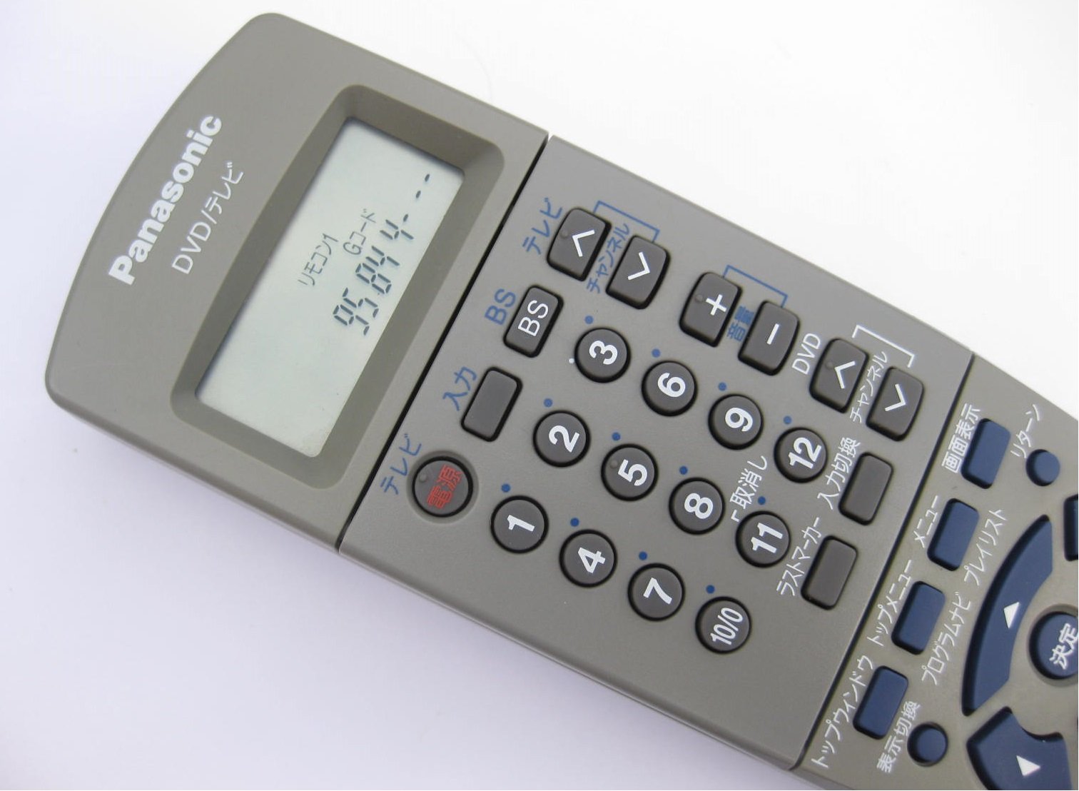 パナソニック ビデオリモコン EUR7901KR0 9jupf8b パナソニック EUR7901KR0 NV-VHD1用リモコン DVD/VHS