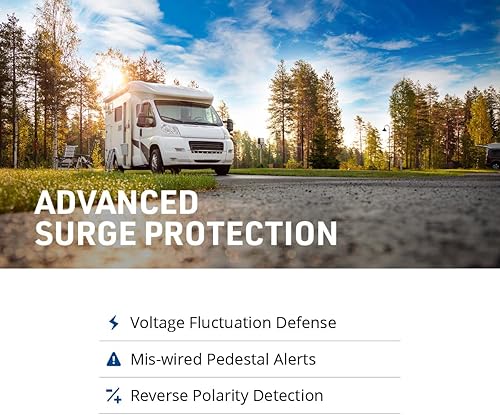 Miniatura 4 de Progressive Industries - Protector contra sobretensiones inteligente portátil para vehículos recreativos, color negro, 30 amperios, SSP-30XL
