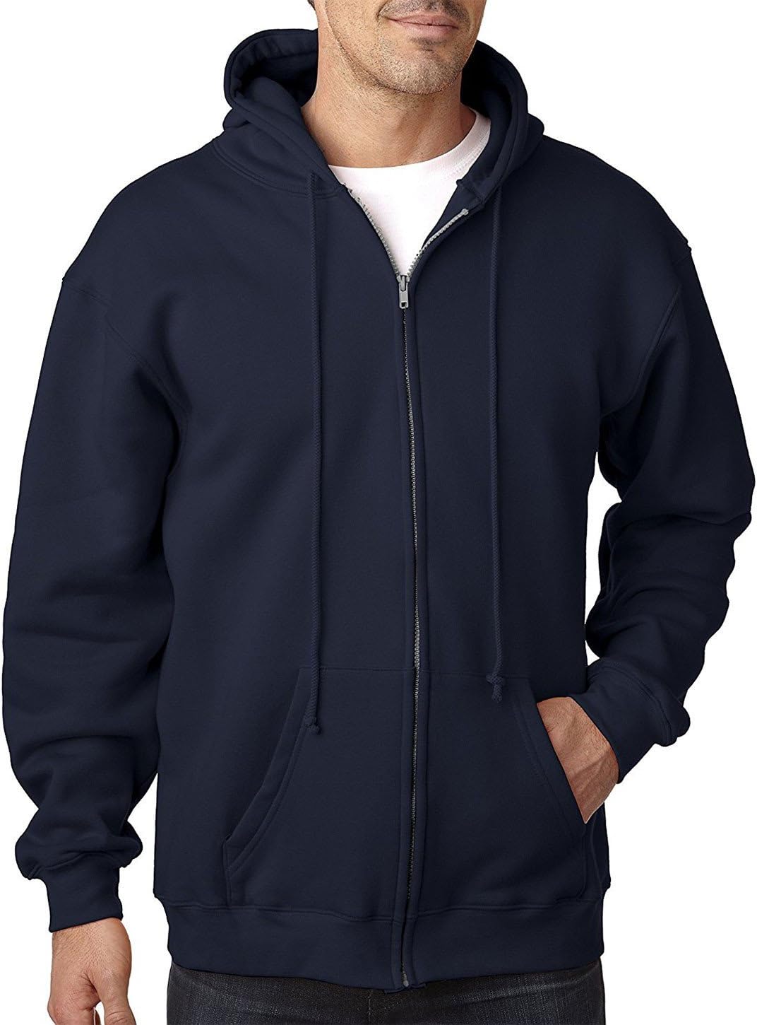 Bayside USA Made Full Zip Hood 900