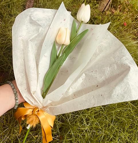 Miniatura 2 de 50 hojas A4 de fibra natural de morera, hojas de papel de morera, papel Washi, diseño de papel para manualidades, origami, para hacer tarjetas,