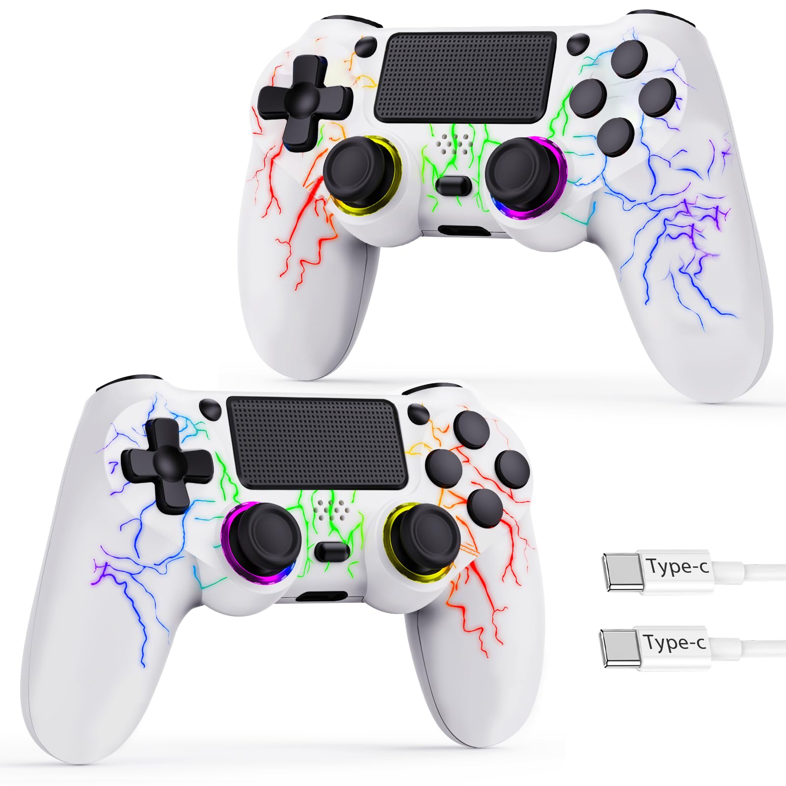 Amazon.com: GamingBoy 2 Pack Wireless Controller for PS4