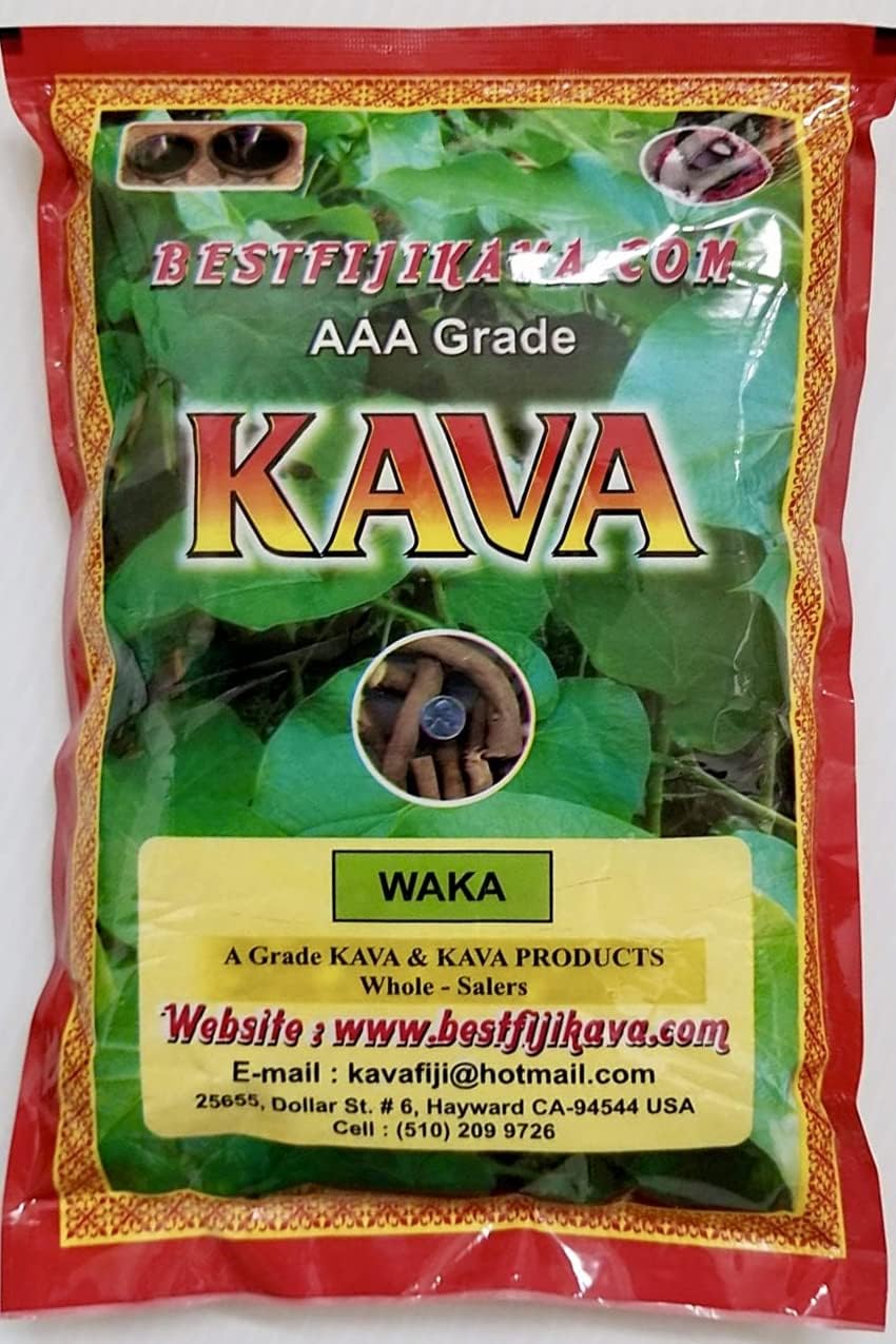 AAA Grade Waka Kava Root Powder - 1 LB | 100% Noble Kava Powder | Made from Pure Fijian Kava Kava Roots | Best Fiji 16 Ounce : Health & Household