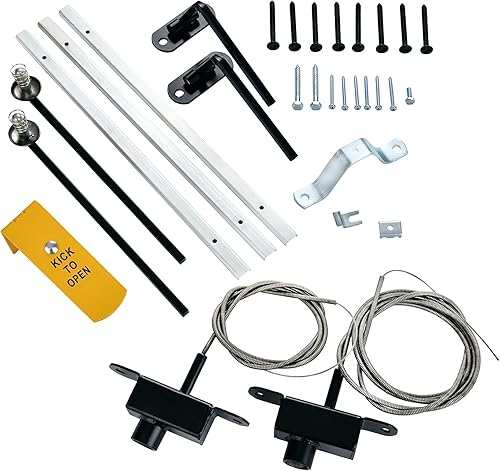 Grisham WB-QRKit de liberación rápida para barra de ventana (blanco, kit de liberación rápida)