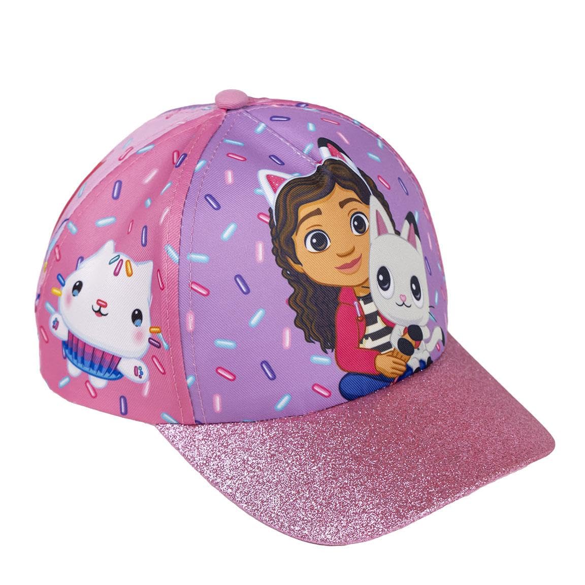 CERDÁ LIFE'S LITTLE MOMENTS Gorra Infantil con Visera de Gabby's Dollhouse, Morado, Talla única Unisex niños