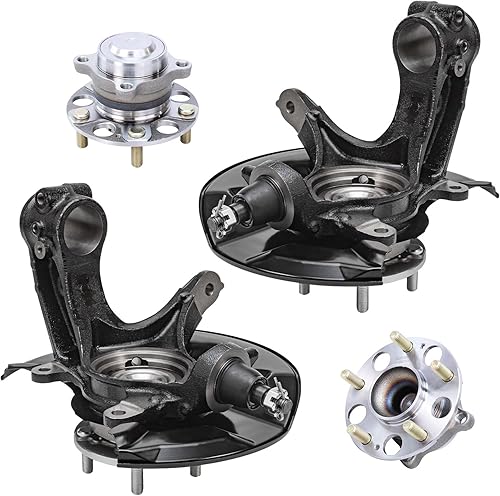 Miniatura 57 de Detroit Axle - Kit de cubos de rodamiento de rueda delantera de 6 piezas para Dodge Dart 2013-2016, Chrysler 200 2015-2017, 2 cojinetes de rueda