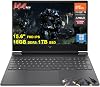 HP Victus 15 Gaming Laptop | 15.6 FHD 144Hz FreeSync Premium | AMD 6-Core Ryzen 5 7535HS | 16GB DDR5 1TB SSD | Radeon RX 6550M >RTX3050 | Backlit USB-C Win11Pro DLCA Accessory