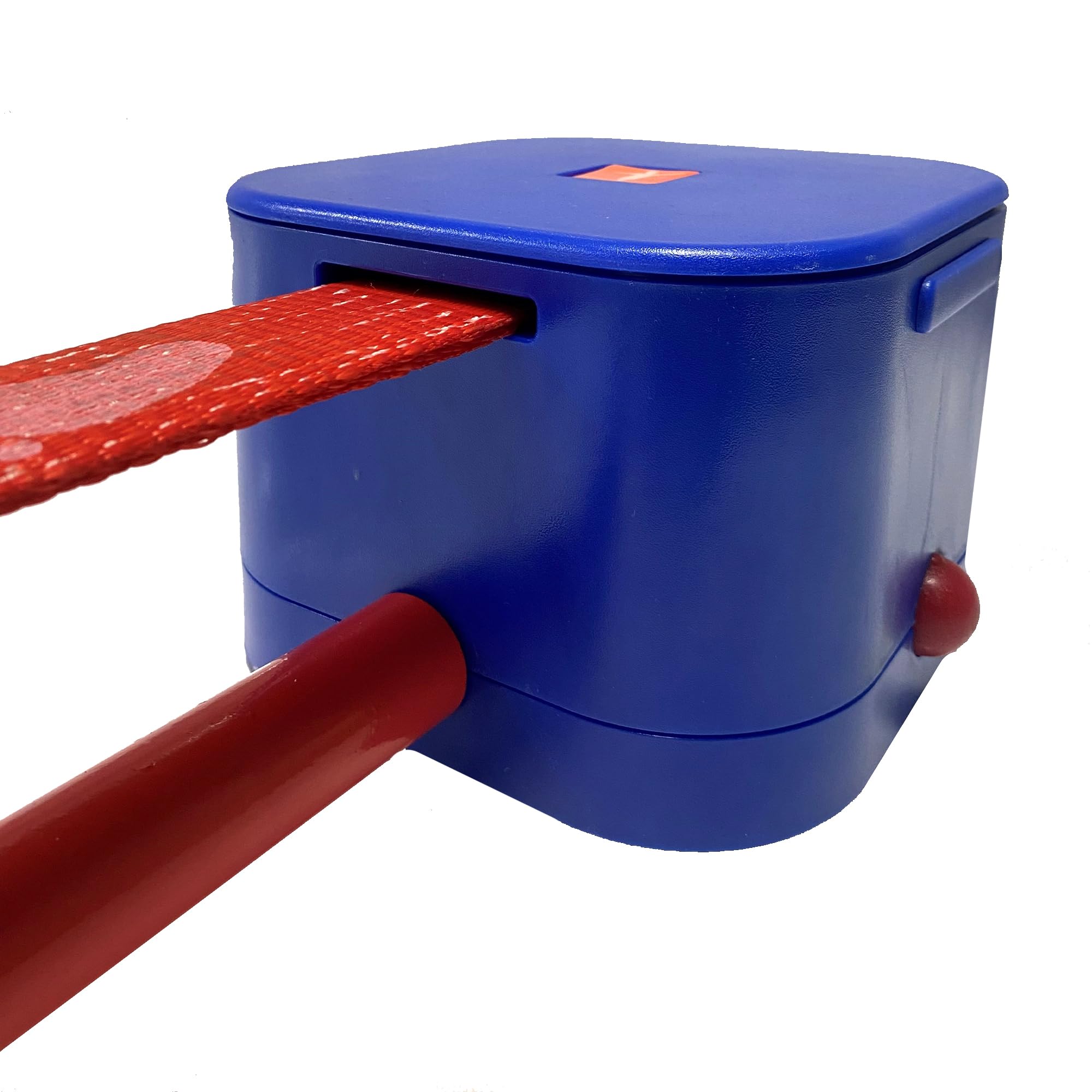 Slackline für Kinder, zur Entwicklung von Gleichgewicht und Koordination, Blau und Rot
