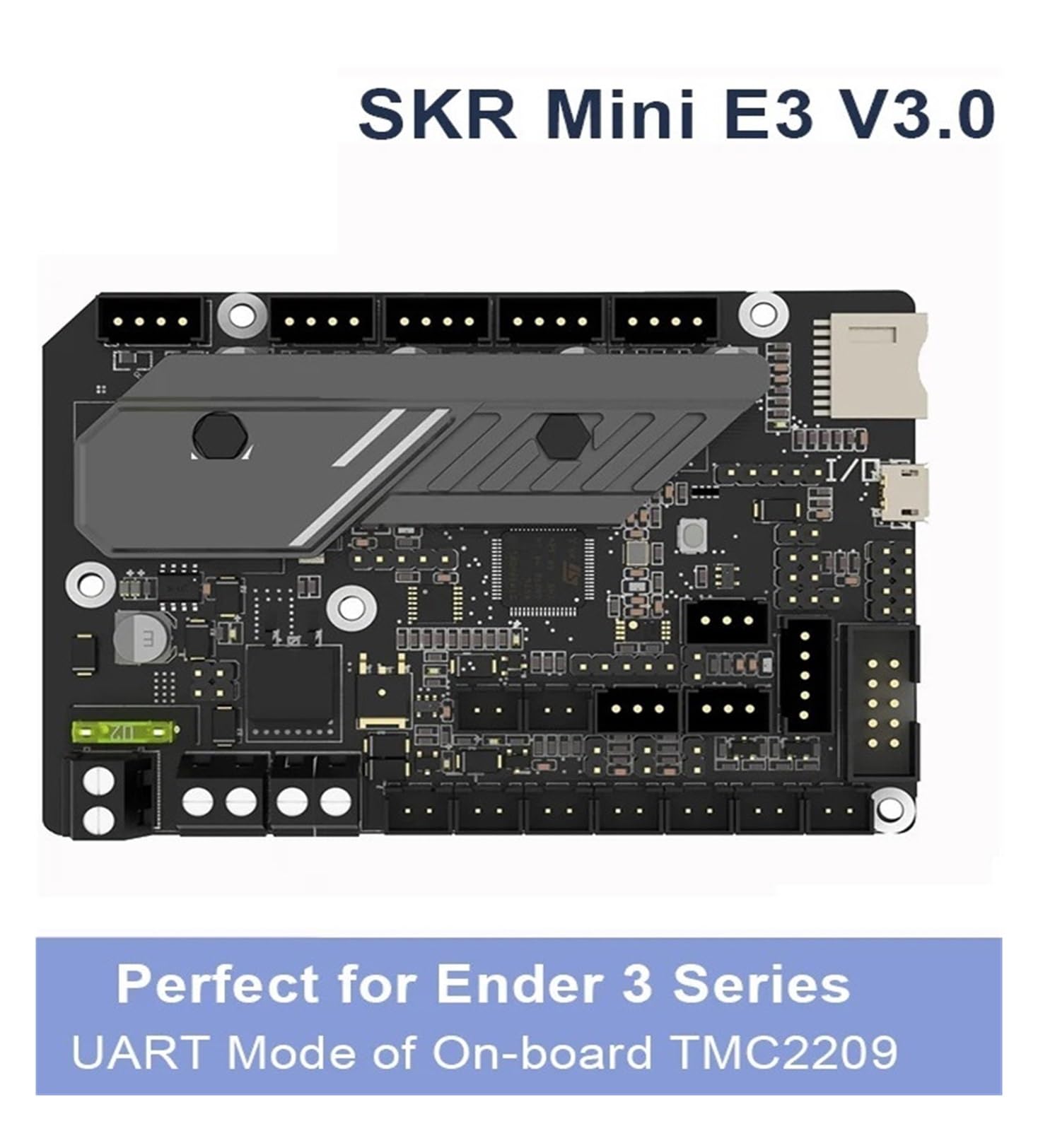 BTT SKR Mini E3 V3.0 Motherboard With TMC2209 UART VS SKR 2 3D Printer Mainboard for Ender 3 Ender 5 Pro CR 10(SKR Mini E3 V3.0)