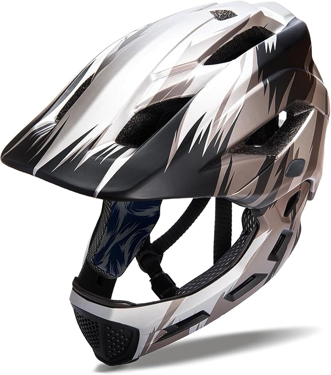 Toddler and Kids Full Face Bike Helmet Girl and Boy