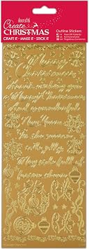 Papermania Stickers, usone size, Gold